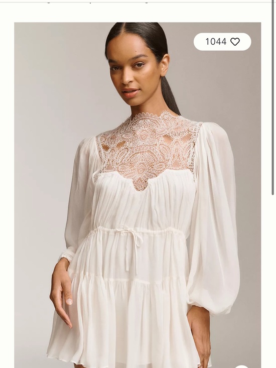 Anthropologie Dresses & Skirts - Shona Joy Emory Long-Sleeve Lace Mini Dress